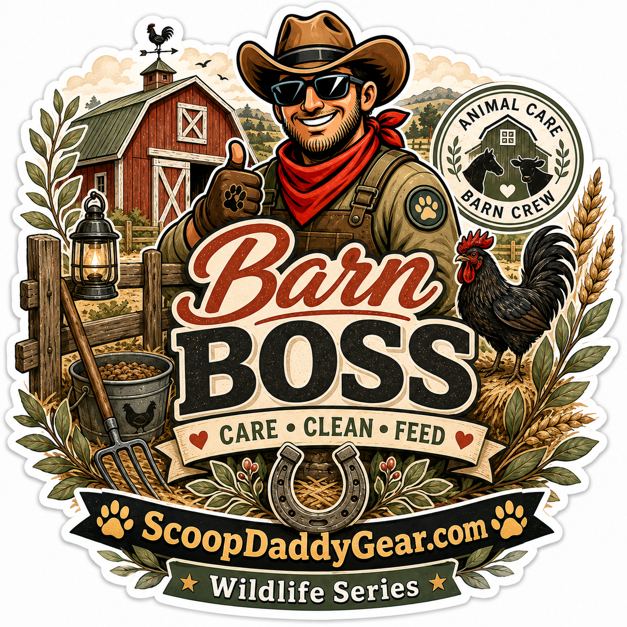 Scoop Daddy Mask - Wildlife Rescue Series