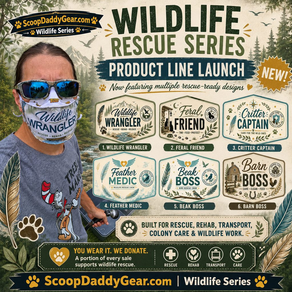 Scoop Daddy Mask - Wildlife Rescue Series