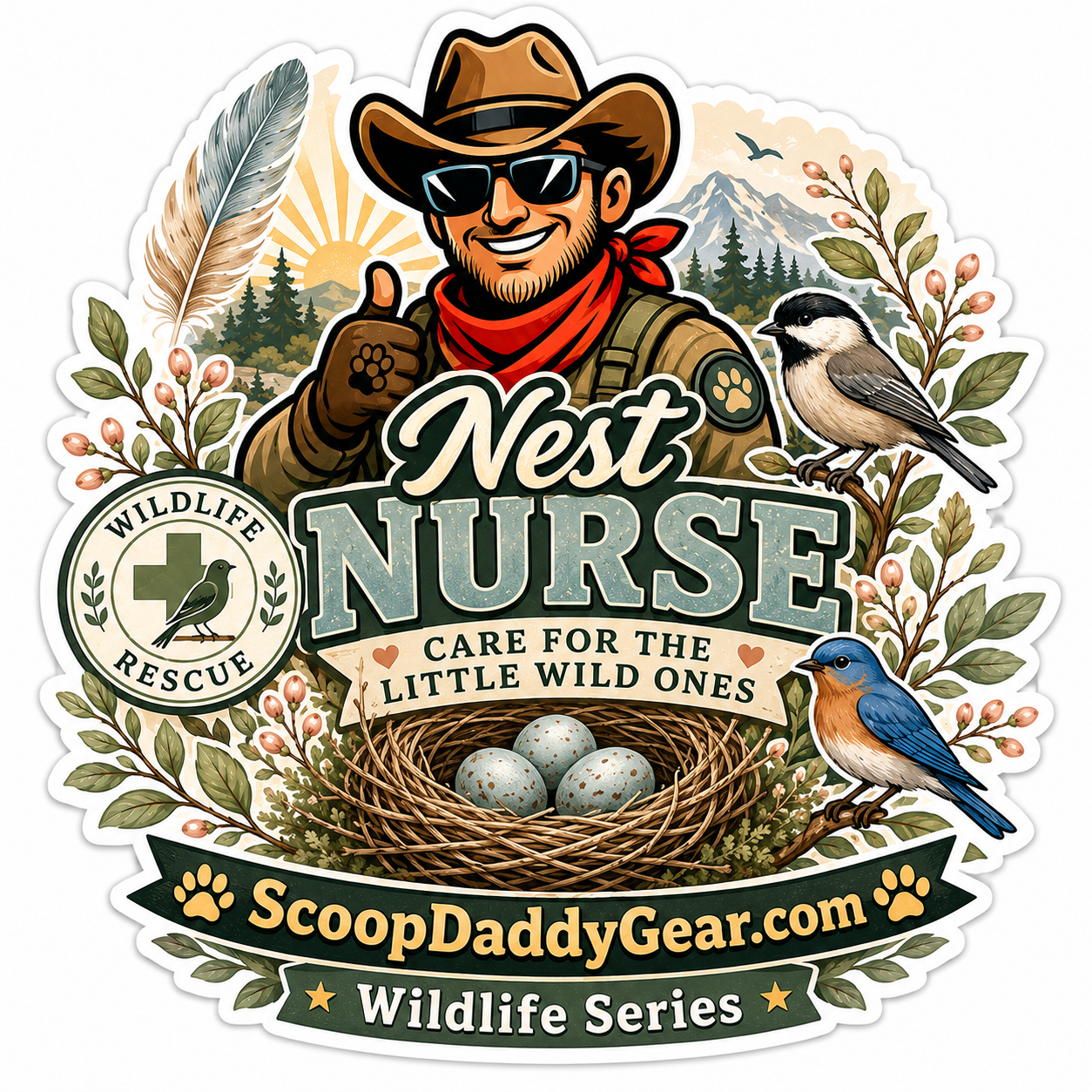 Scoop Daddy Mask - Wildlife Rescue Series